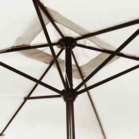 Szögletes homokfehér napernyő 200 x 300 cm