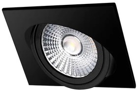 LED Beépíthető lámpa LED/6W/230V 4000K 8,5x8,5 cm fekete