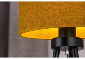 Duolla - Asztali lámpa OVAL 1xE27/15W/230V átm. 30 cm barna