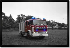 Poszterek keretben 60x40 Tűzoltóautó