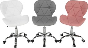 Irodai fotel, szürke/króm, ARGUS NEW
