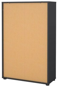 Antracitszürke könyvespolc 80x124 cm Sign – Tvilum