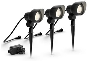 Philips Philips -KÉSZLET 3x LED Kültéri spotlámpa GARDENLINK LED/6W/230V 2700K IP44 P5487