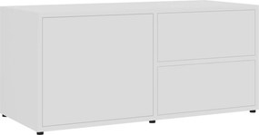 vidaXL fehér szerelt fa TV-szekrény 80 x 34 x 36 cm