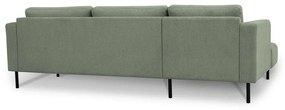 Zöld sarokkanapé (bal oldali) Hero – Scandic