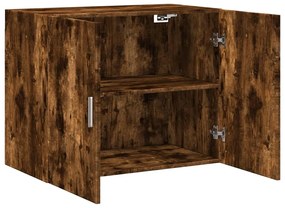füstös tölgy színű szerelt fa faliszekrény 80 x 42,5 x 64 cm