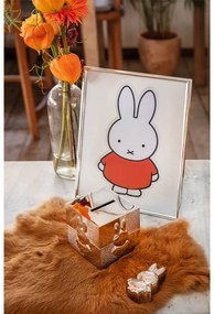 Ezüstszínű fém álló-fali képkeret 15x20 cm Miffy – Zilverstad