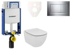Fali WC szett Geberit befalazáshoz + Ideal Standard Tesi WC 110.302.00.5NE6