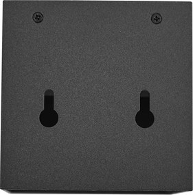 Kültéri fali lámpa fekete LED-del IP65 Solar - Charlene