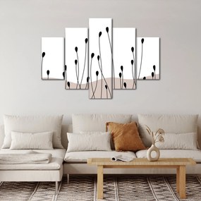 Kép - Grafikus rét N⁰1 (150x105 cm)