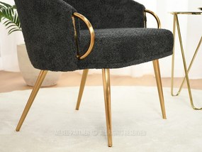 Fotel Carma F (fekete + arany). 1109980