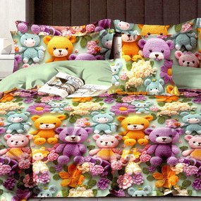 Gyerek ágyneműhuzat NINO BEARS 100x140 cm