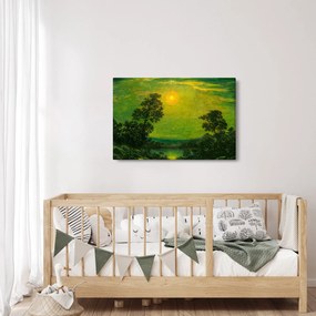 Kép - Imitator of Ralph Albert Blakelock, Moonlight, reprodukciók (90x60 cm)