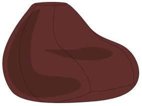 Barna XXL Babzsákfotel Huzat