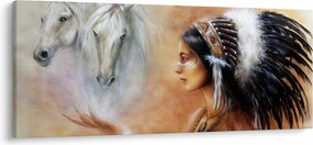 Kép - Indiánok varázslata (120x50 cm)