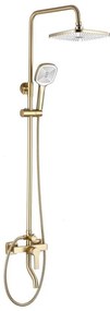 REA-P7841 - ARGUS zuhanyszett csapteleppel, szálcsiszolt arany