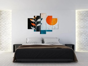 Kép - Növény és nap absztrakciója (150x105 cm)