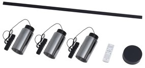 Modern sínrendszer 3 fekete függőlámpa 1 fázisú - Magnetic Vance