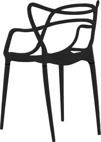 KATO fekete műanyag szék