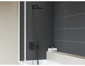 Ravak X070469 - Termosztátos zuhanycsaptelep falba süllyesztett beépítéshez CHROME fekete