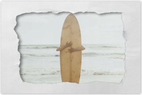 Poszterek 60x40 Szörfös ölelés deszka