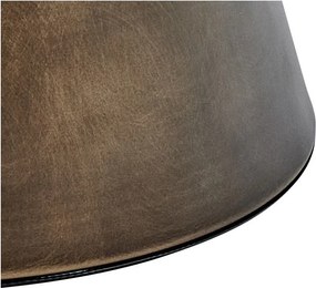 Barna acél kerek dohányzóasztal ø 45 cm Dunsley – Actona