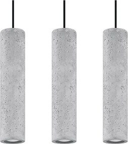 Szürke beton függőlámpa Fadre – Sollux