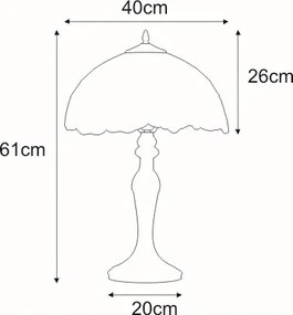 KAJA K-G161122 WITRAŻ Többszínű Színű Asztali Lámpa 1xE27 15W IP20