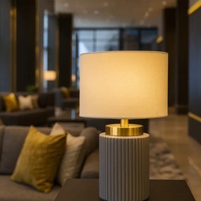 Rabalux 74045 - Asztali lámpa GLOVY 1xE14/40W/230V szürke