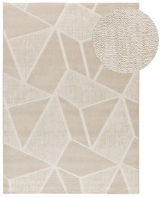Krémszínű szőnyeg 133x190 cm Sensation – Universal