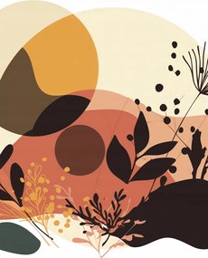 Poszter 75x100cm Naplemente a kertben