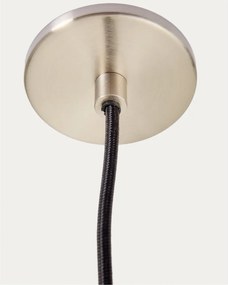 Ezüstszínű függőlámpa fém búrával Nuvira – Kave Home