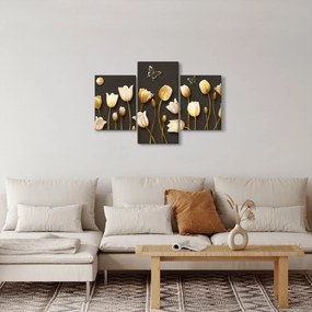Kép - Tulipánok - absztrakt (90x60 cm)