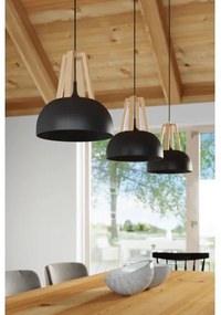 Sollux SL.0390 - Csillár zsinóron CASCO 1xE27/60W/230V átm. 30 cm