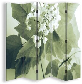 Gario Paraván Fehér lila Méret: 180 x 170 cm, Kivitelezés: Klasszikus paraván