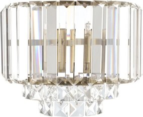 LAURA ASHLEY3727747-Q VIENNA Kristály Fali Lámpa Antik sárgaréz, Fehér G9 IP20