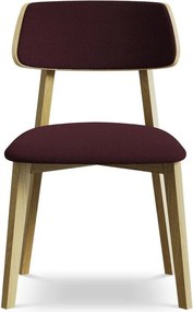 Borvörös tömörfa étkezőszék Niu – Makamii