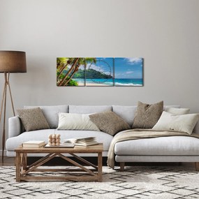 Kép - Karibi (órával) (90x30 cm)