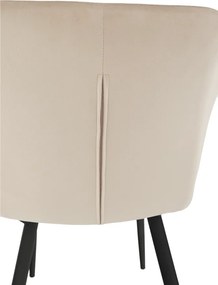 Szék, szövet bézs/fekete lábak, ODOVEL