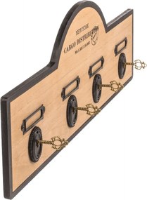 Fali fogas DEPOT 43 cm kulcs formájú akasztókkal