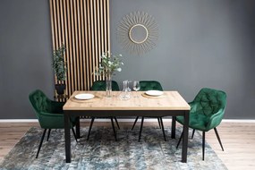 Zöld Bársony Étkezőszék. POLA