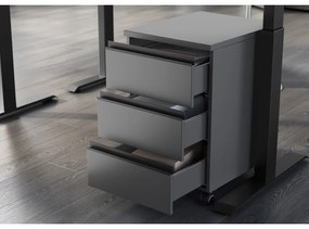 Antracitszürke szekrény 40x63 cm Bedano – Germania