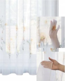 Függöny Fátyol Függöny Mezei Virágok Könnyű Béka Szalag Cső Sz.280x140