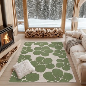 Zöld mosható szőnyeg 160x230 cm Green Meadow – Mila Home