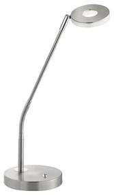 Ezüstszínű fém LED dimmelhető asztali lámpa (magasság 60 cm) Dent – Fischer & Honsel