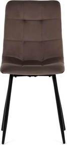 Étkezőszék barna, bársony anyag CT-281 BR4