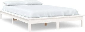 vidaXL fehér tömör fenyőfa ágykeret 180 x 200 cm (Super King Size)