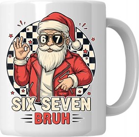 Bögre Six Seven Bruh Karácsonyi Ajándék 67 Six Seven Karácsonyi Gyerek