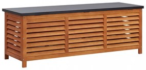 tömör eukaliptuszfa kerti tárolóláda 150 x 50 x 55 cm