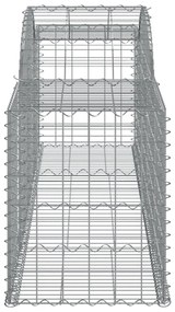 13 db íves horganyzott vas gabion kosár 300x50x60/80 cm